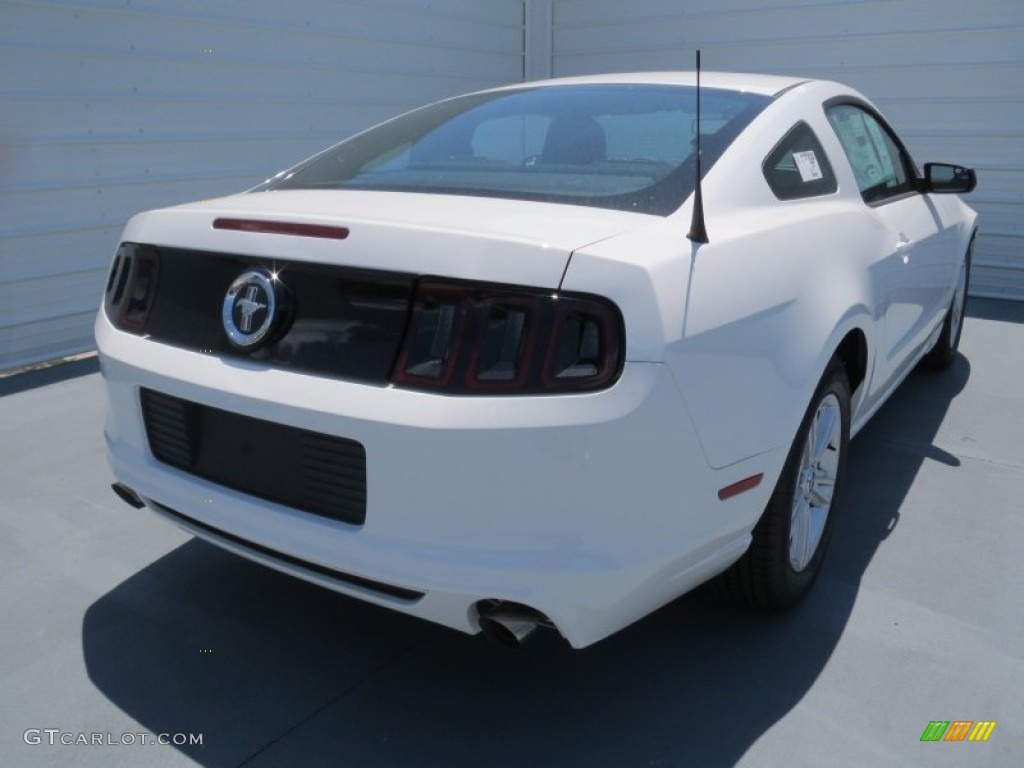 2013 Mustang V6 Coupe - Performance White / Charcoal Black photo #3