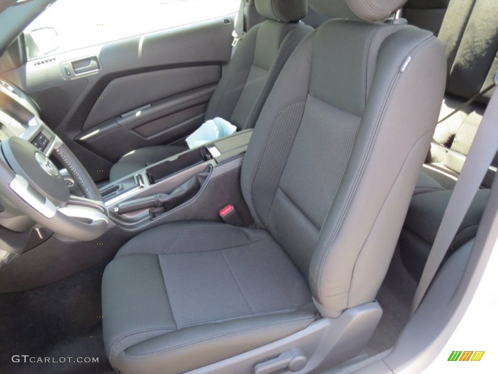 Charcoal Black Interior 2013 Ford Mustang V6 Coupe Photo #69370891