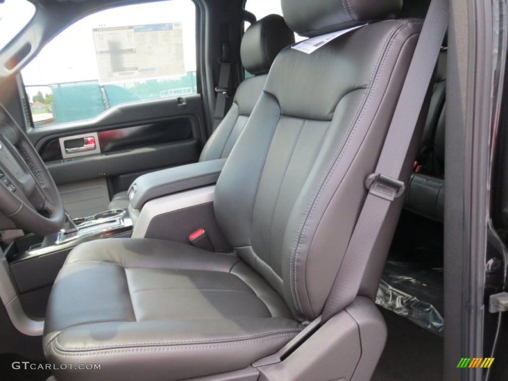 Black Interior 2012 Ford F150 FX2 SuperCrew Photo #69372136