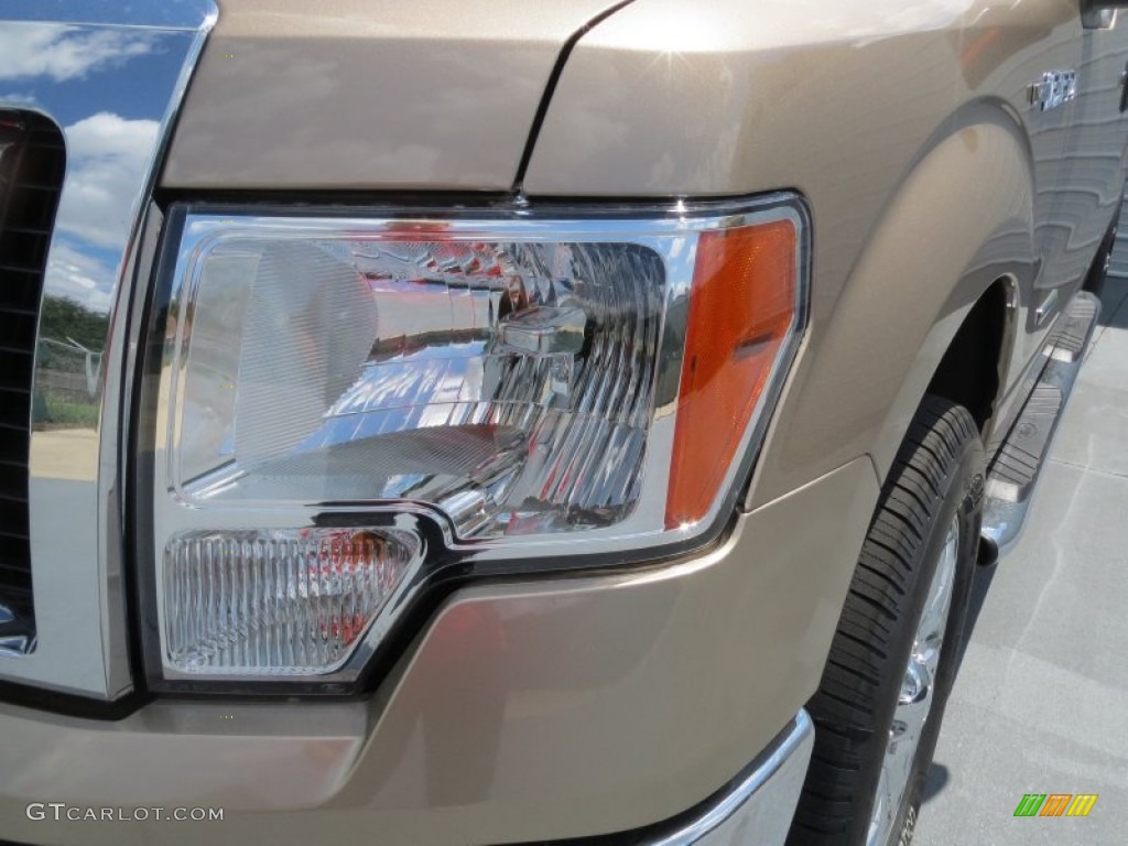 2012 F150 XLT SuperCrew - Pale Adobe Metallic / Pale Adobe photo #8