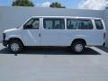 Oxford White 2012 Ford E Series Van E350 XL Extended Passenger Exterior
