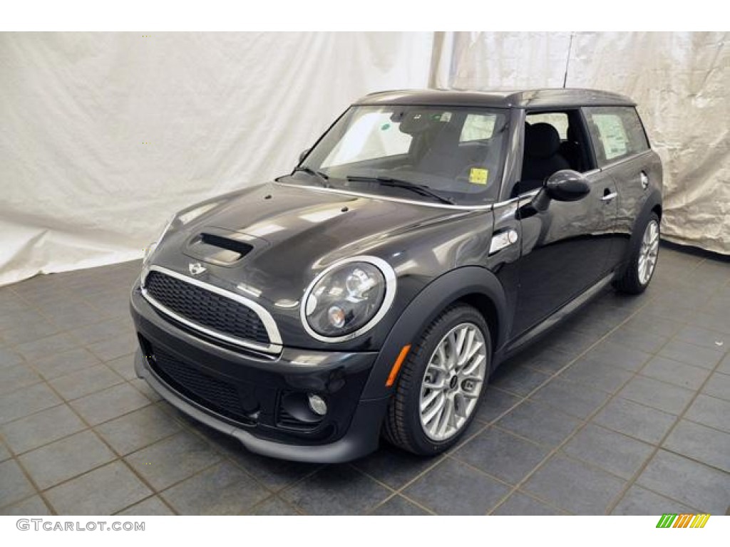 2013 Cooper S Clubman - Midnight Black Metallic / Championship Lounge Leather/Red Piping photo #1