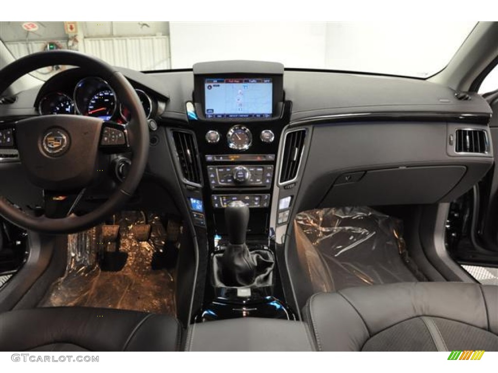 2012 Cadillac CTS -V Sedan Ebony/Ebony Dashboard Photo #69373639