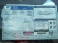 2012 Ford E Series Van E350 XL Extended Passenger Window Sticker
