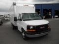 Summit White - Savana Cutaway 3500 Commercial Moving Truck Photo No. 2