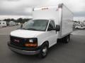Summit White - Savana Cutaway 3500 Commercial Moving Truck Photo No. 3