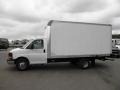 Summit White - Savana Cutaway 3500 Commercial Moving Truck Photo No. 4