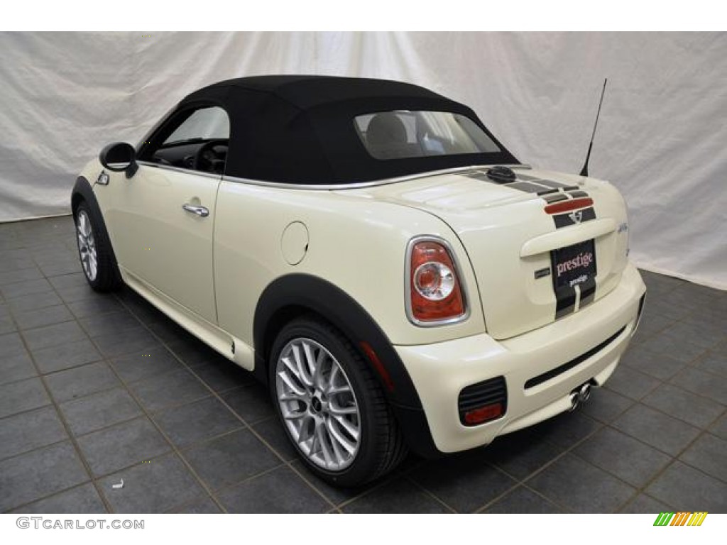 2013 Cooper S Roadster - Pepper White / Championship Lounge Leather/Red Piping photo #9