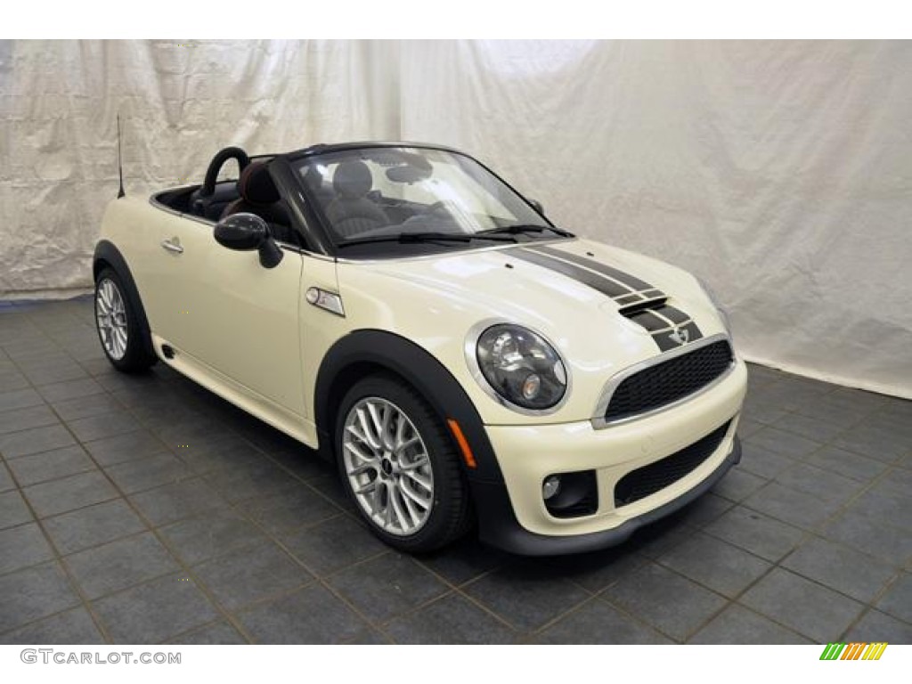 2013 Cooper S Roadster - Pepper White / Championship Lounge Leather/Red Piping photo #20