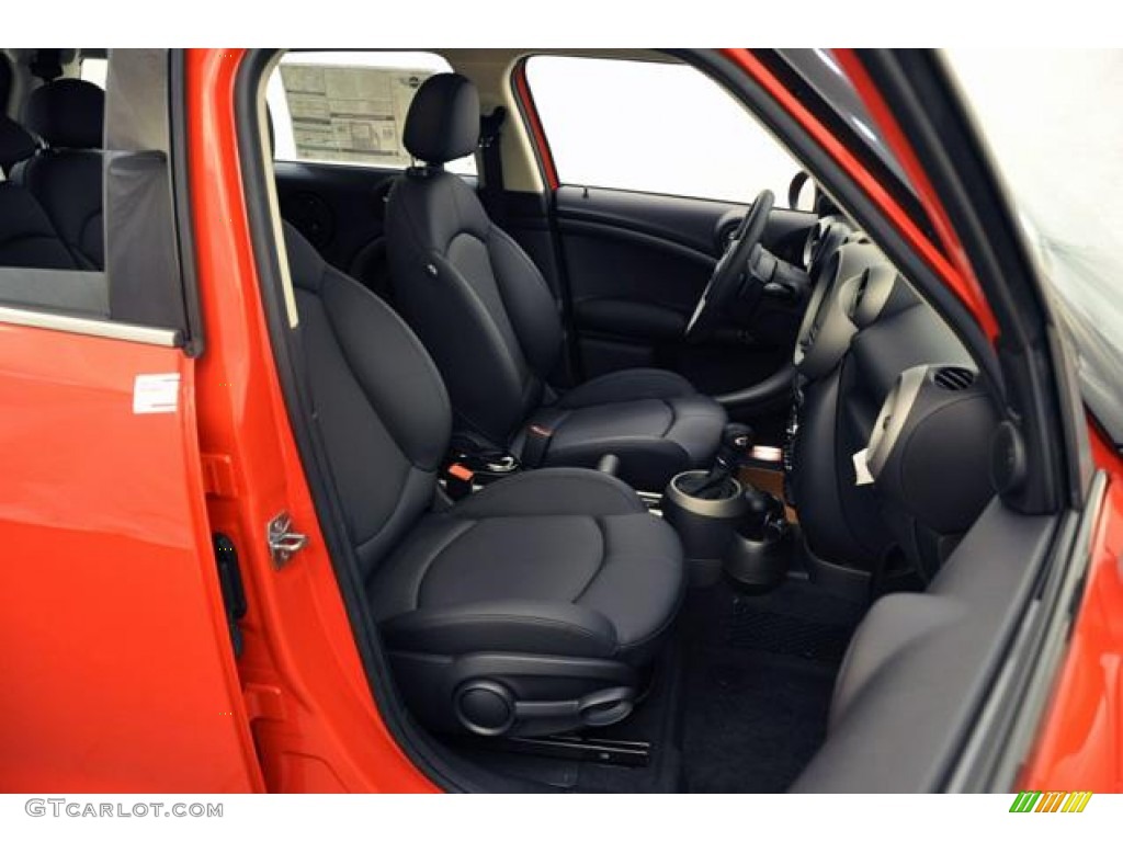 Carbon Black Interior 2012 Mini Cooper S Countryman All4 AWD Photo #69374953