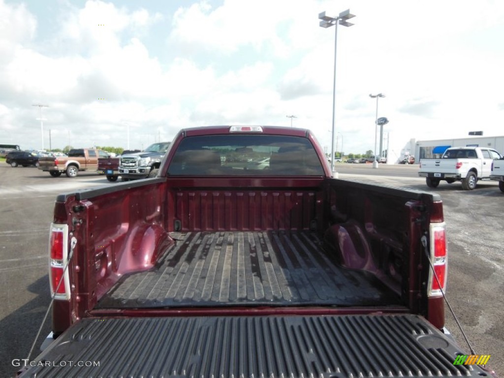 2010 F150 XLT SuperCab - Royal Red Metallic / Medium Stone photo #4