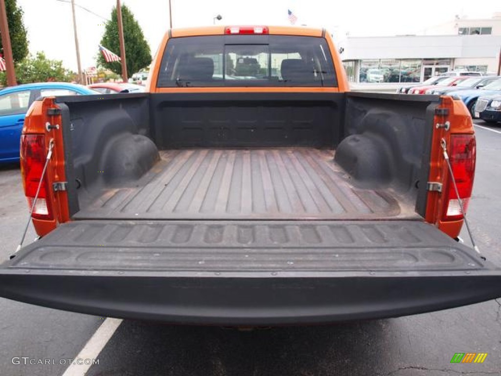 2010 Ram 1500 Big Horn Quad Cab 4x4 - Mango Tango Pearl / Dark Slate/Medium Graystone photo #4