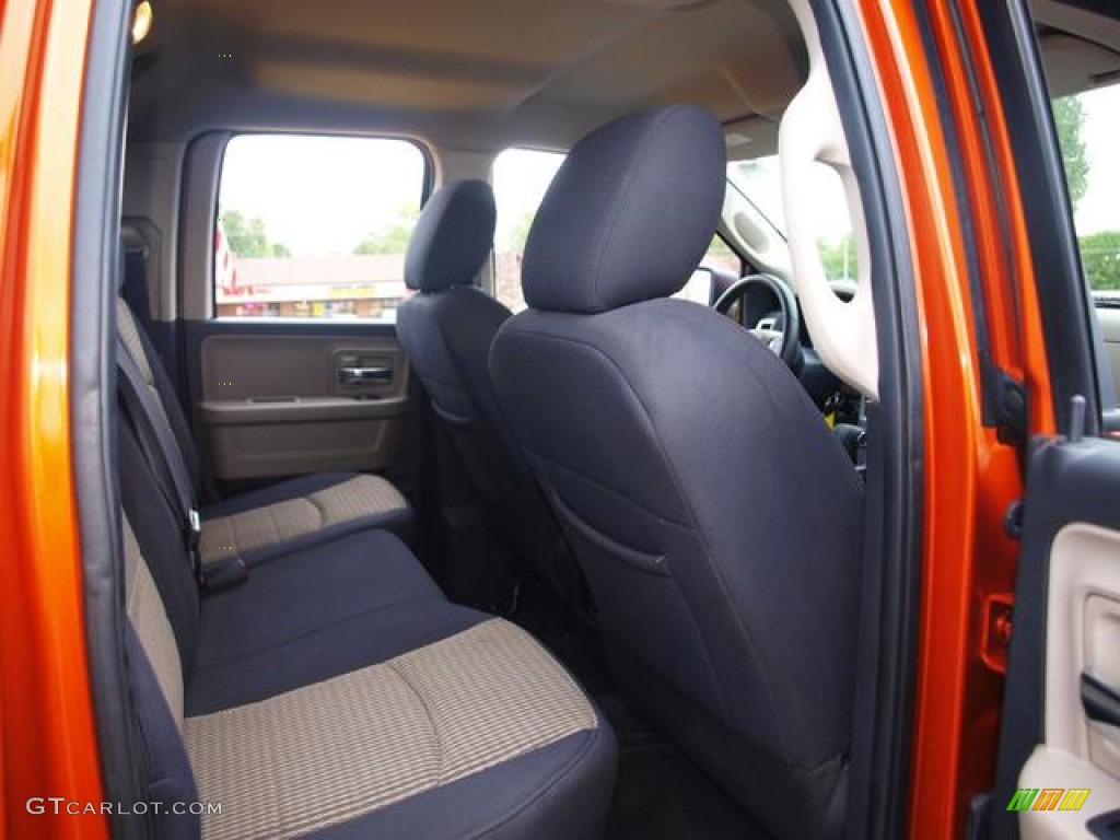 2010 Ram 1500 Big Horn Quad Cab 4x4 - Mango Tango Pearl / Dark Slate/Medium Graystone photo #9