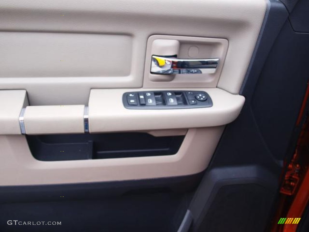 2010 Ram 1500 Big Horn Quad Cab 4x4 - Mango Tango Pearl / Dark Slate/Medium Graystone photo #14