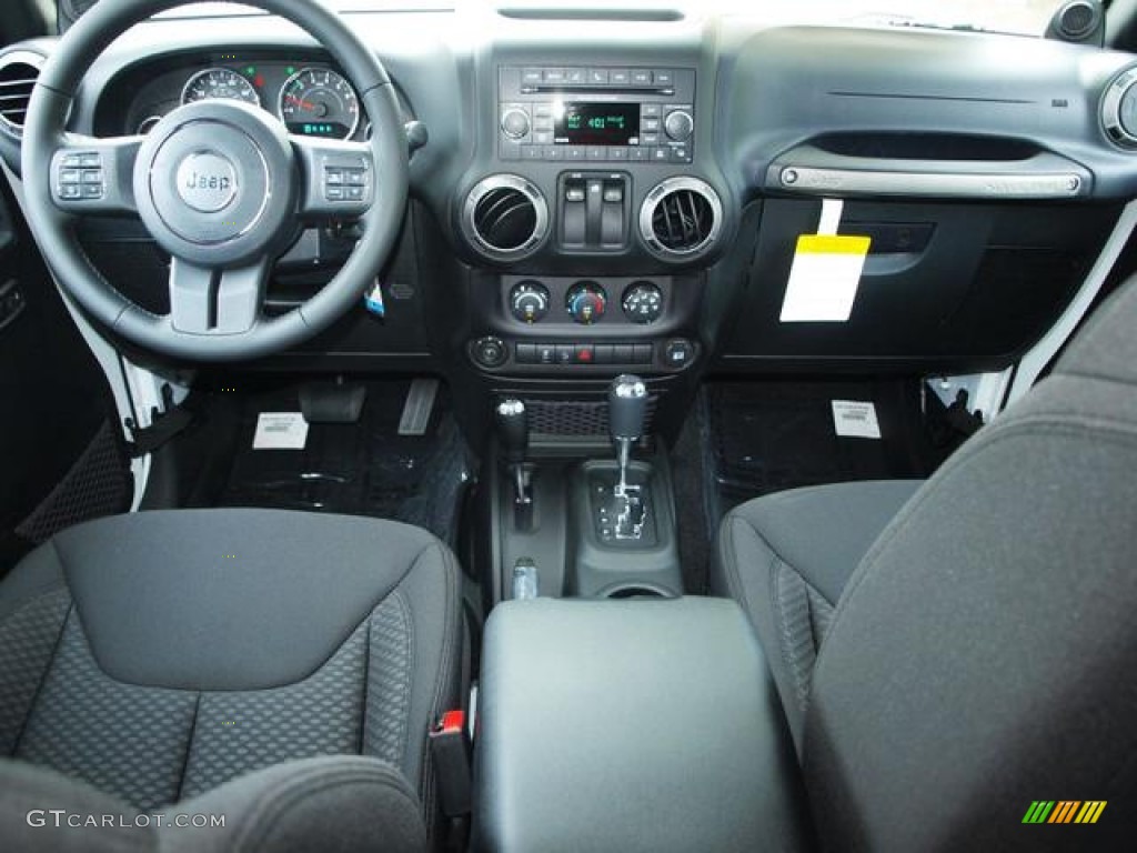 2013 Jeep Wrangler Sport S 4x4 Black Dashboard Photo #69376057