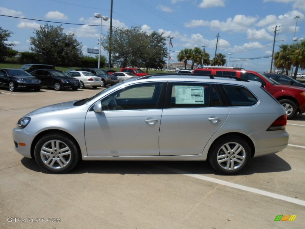 Reflex Silver Metallic 2013 Volkswagen Jetta TDI SportWagen Exterior Photo #69376741