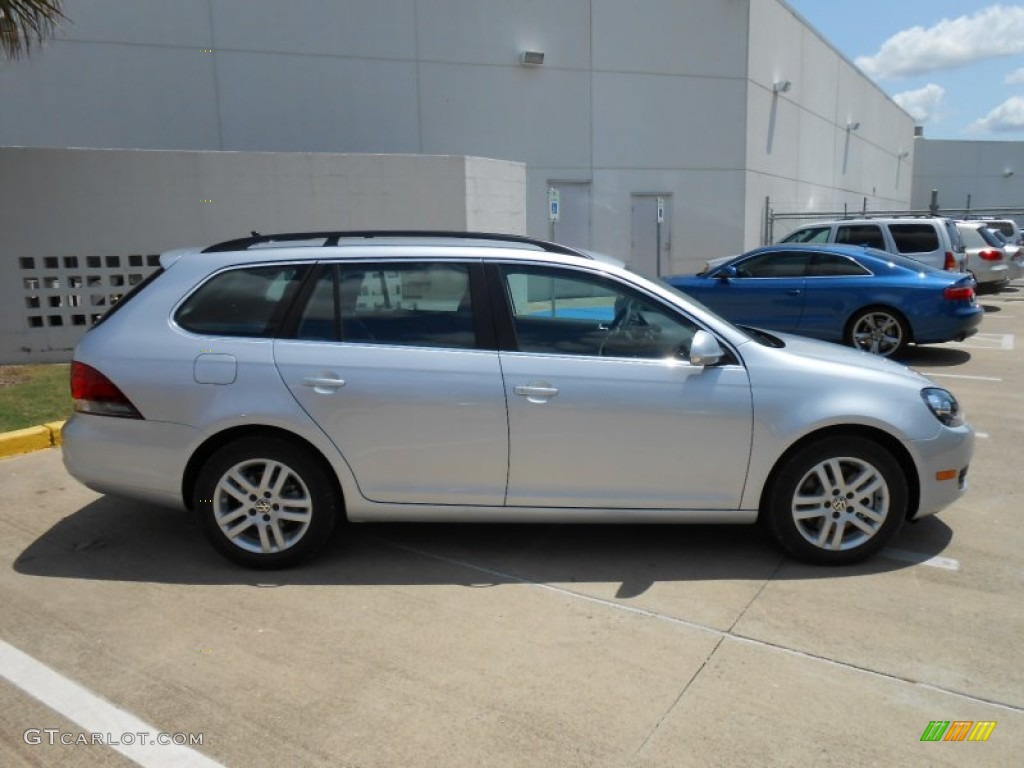 Reflex Silver Metallic 2013 Volkswagen Jetta TDI SportWagen Exterior Photo #69376777