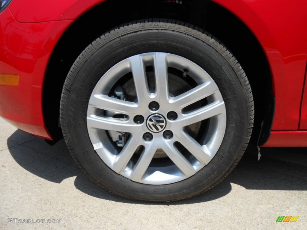 2013 Volkswagen Jetta TDI SportWagen Wheel Photo #69377233