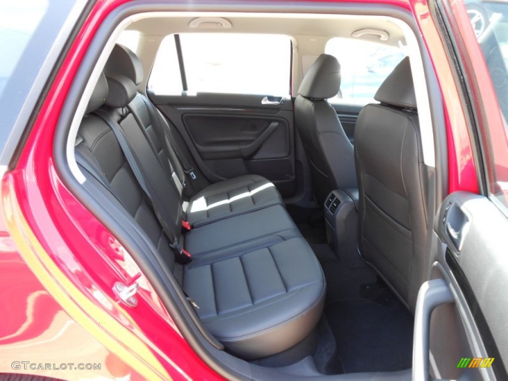 Titan Black Interior 2013 Volkswagen Jetta TDI SportWagen Photo #69377272