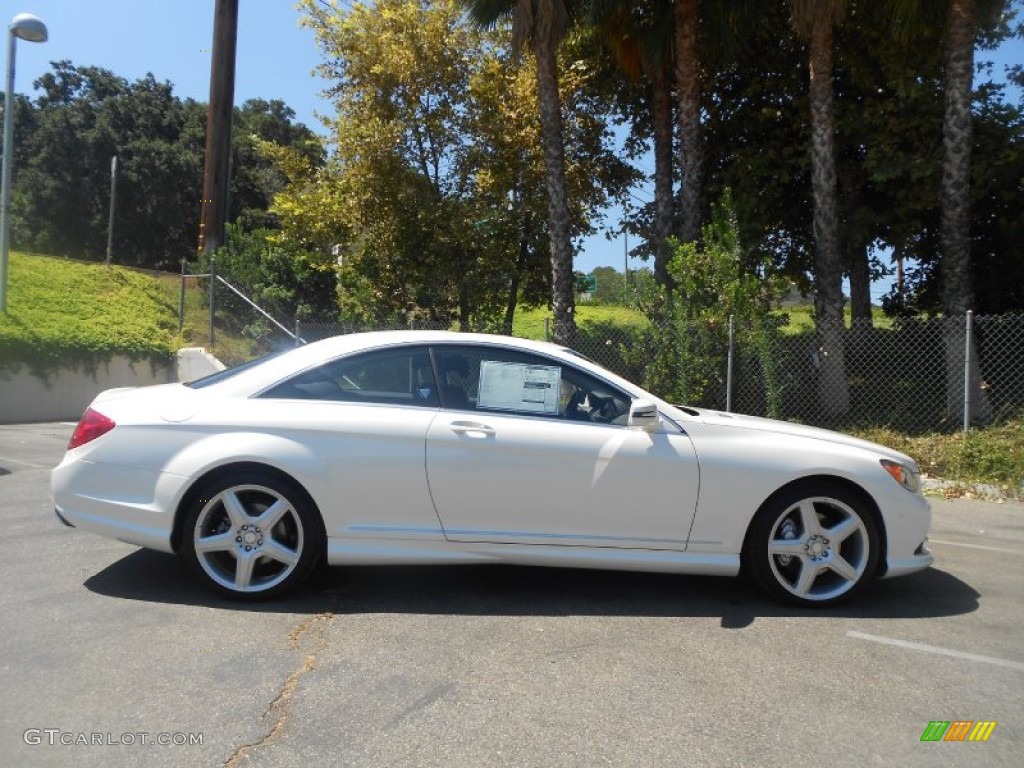 Diamond White Metallic 2013 Mercedes-Benz CL 550 4Matic Exterior Photo #69379432
