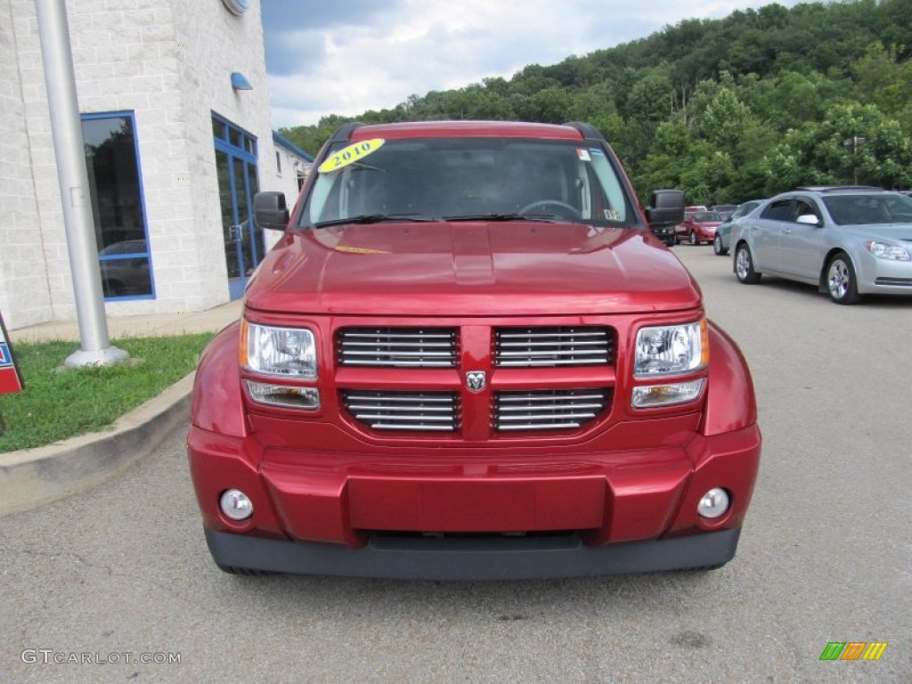 2010 Nitro Heat 4x4 - Inferno Red Crystal Pearl / Dark Slate Gray/Light Slate Gray photo #6