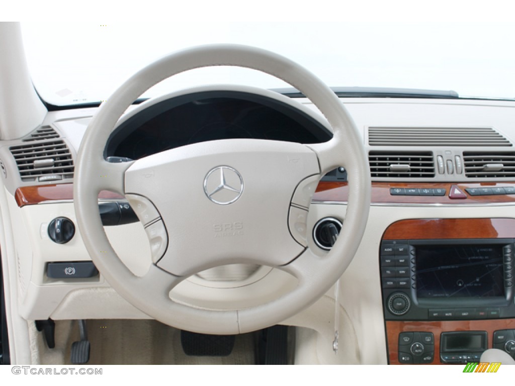 2004 S 430 Sedan - Black / Java photo #7