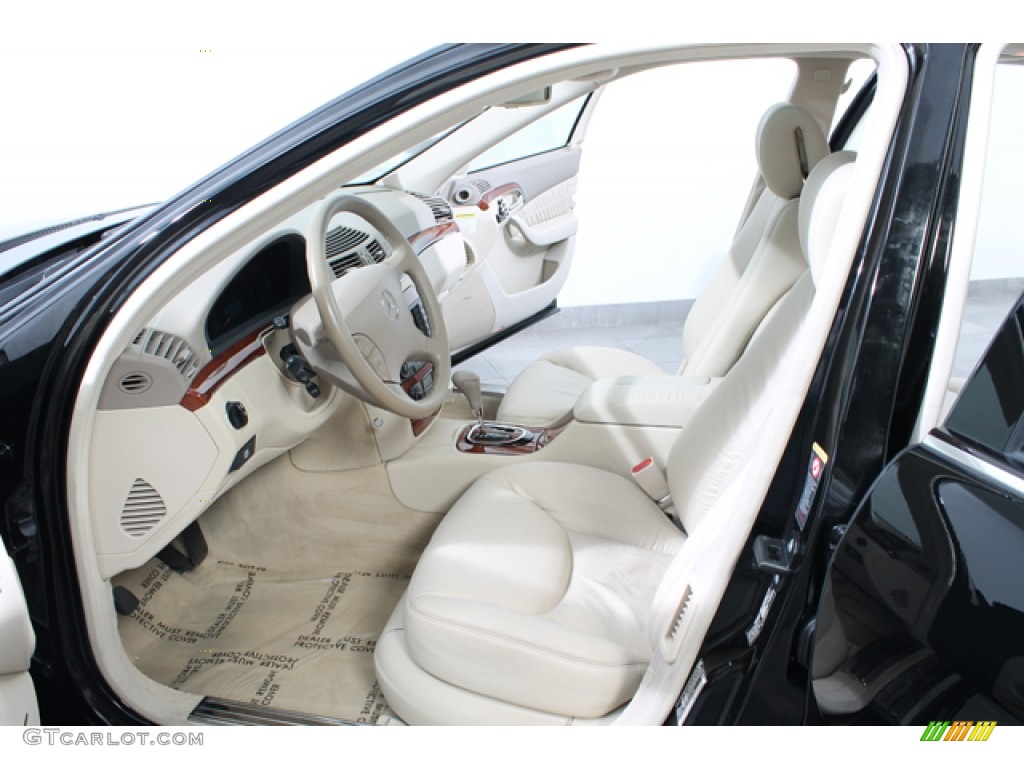 2004 S 430 Sedan - Black / Java photo #18