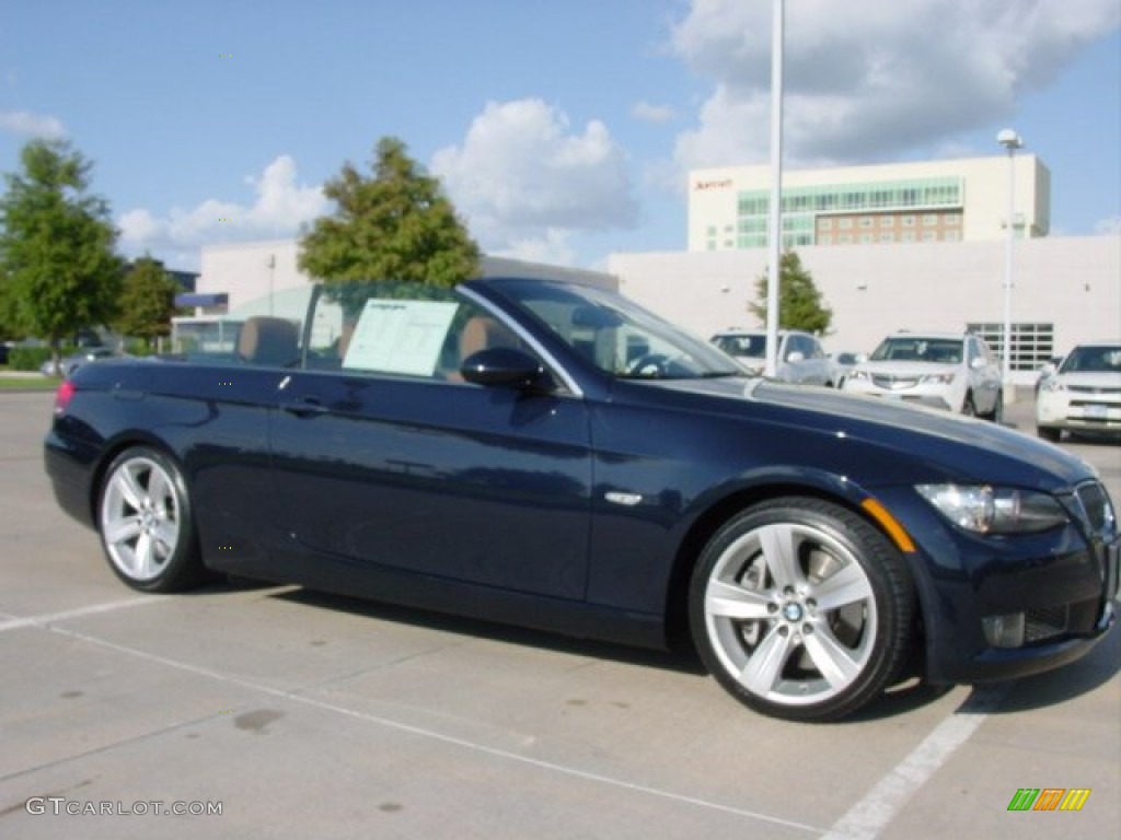 2007 3 Series 335i Convertible - Monaco Blue Metallic / Saddle Brown/Black photo #7