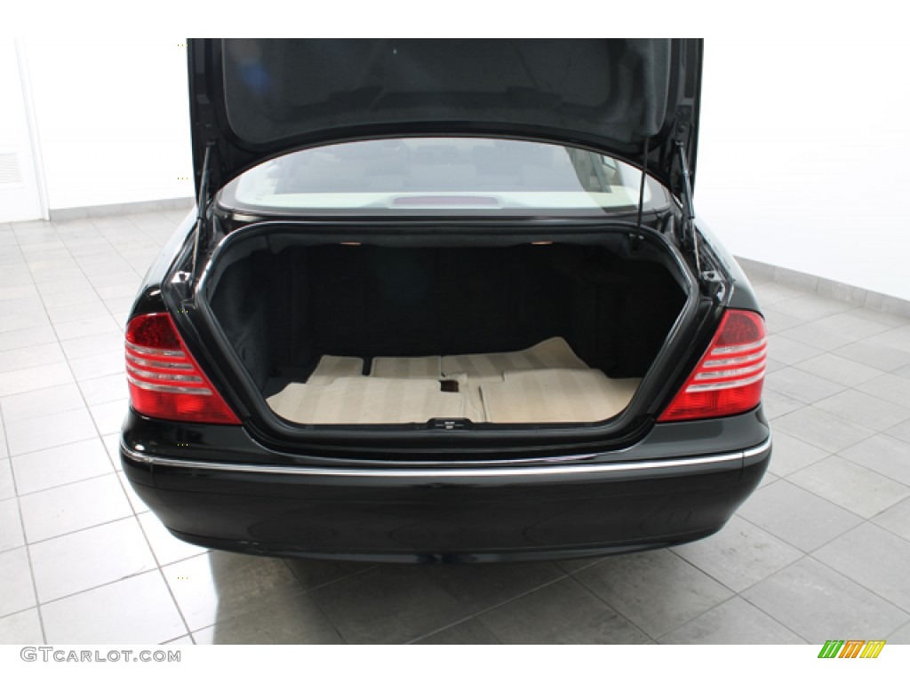2004 S 430 Sedan - Black / Java photo #22