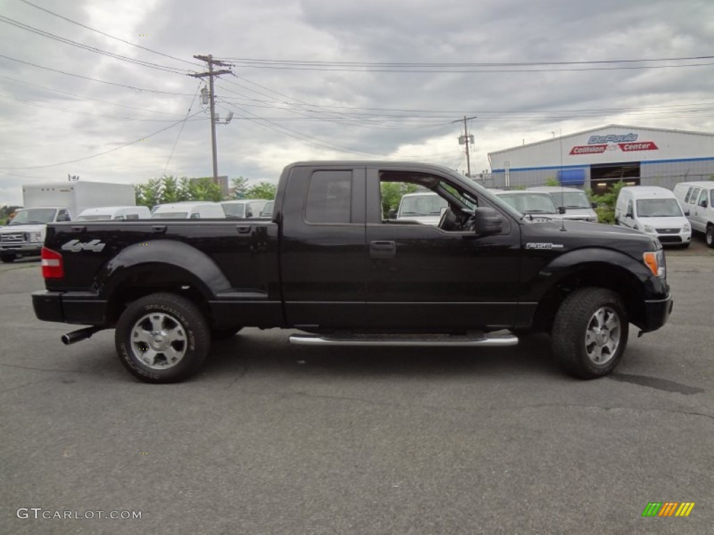 Black 2009 Ford F150 STX SuperCab 4x4 Exterior Photo #69380947