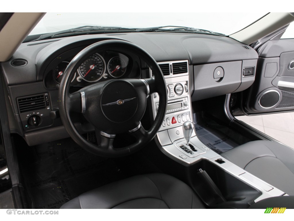 Dark Slate Grey Interior 2005 Chrysler Crossfire Limited Coupe Photo #69381076