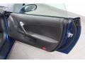Ebony 2007 Chevrolet Corvette Coupe Door Panel
