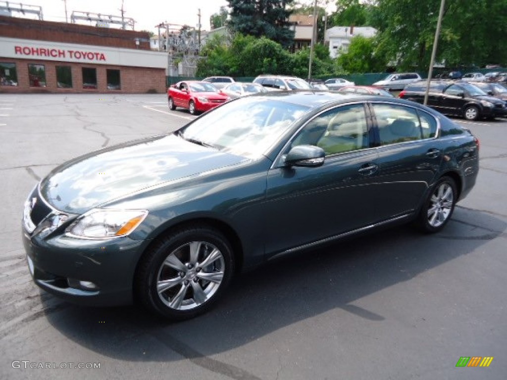 2008 GS 350 AWD - Verdegris Green Mica / Cashmere photo #2