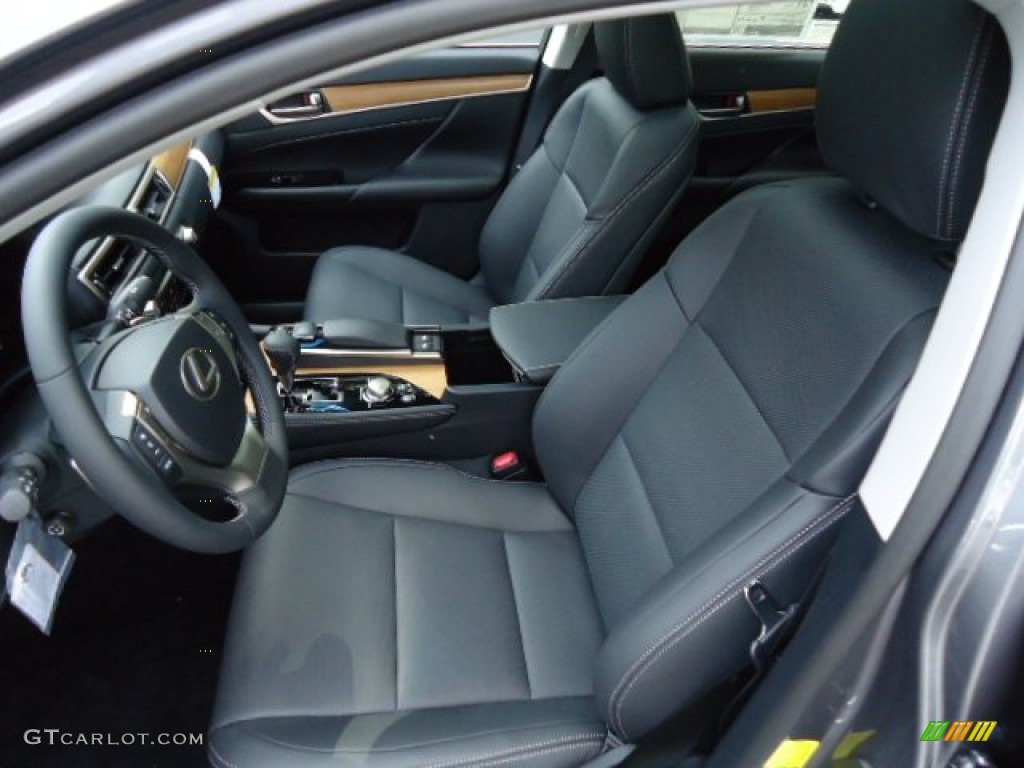 Black Interior 2013 Lexus GS 450h Hybrid Photo #69382750