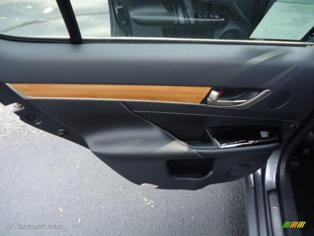 2013 Lexus GS 450h Hybrid Black Door Panel Photo #69382777