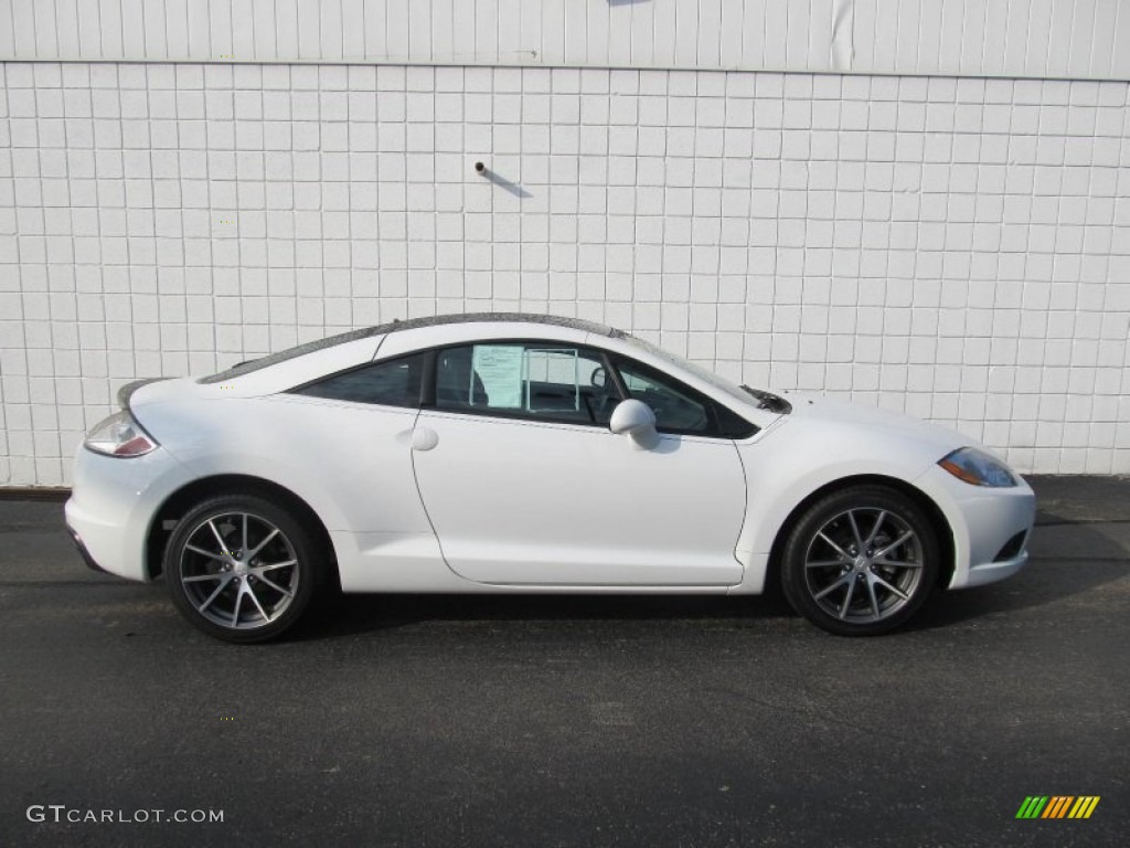 2012 Eclipse GS Coupe - Northstar White / Dark Charcoal photo #2