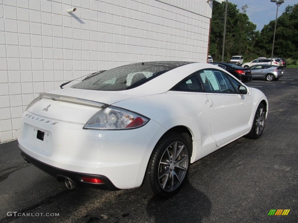 2012 Eclipse GS Coupe - Northstar White / Dark Charcoal photo #3