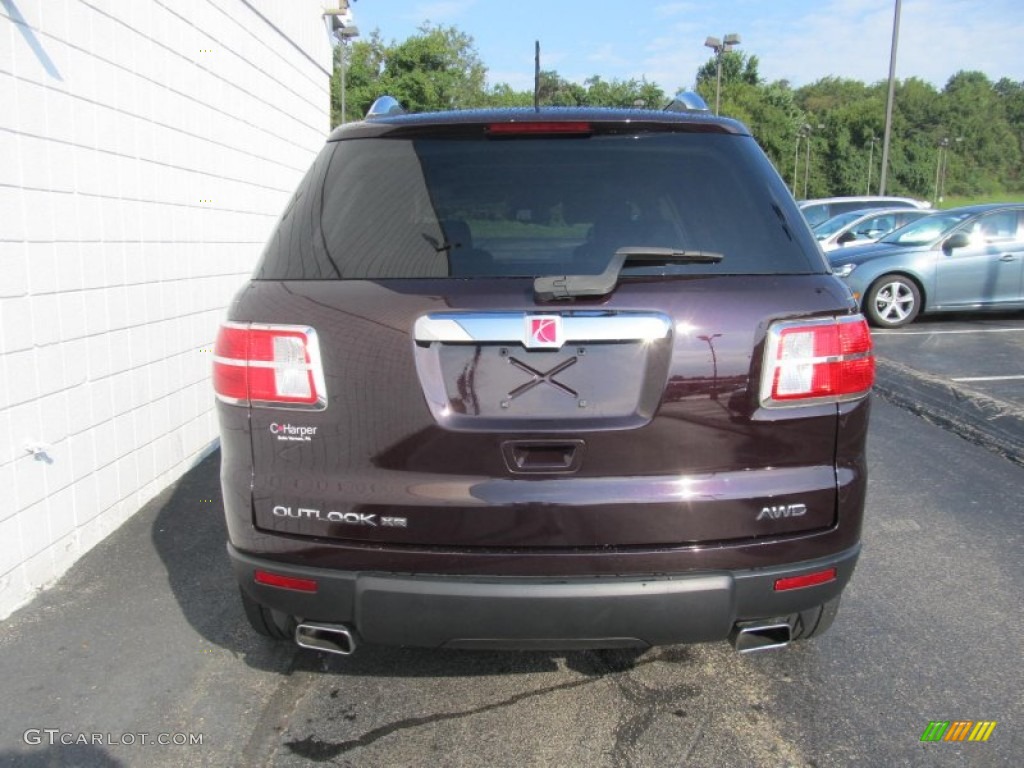 2008 Outlook XR AWD - Garnet / Black photo #4