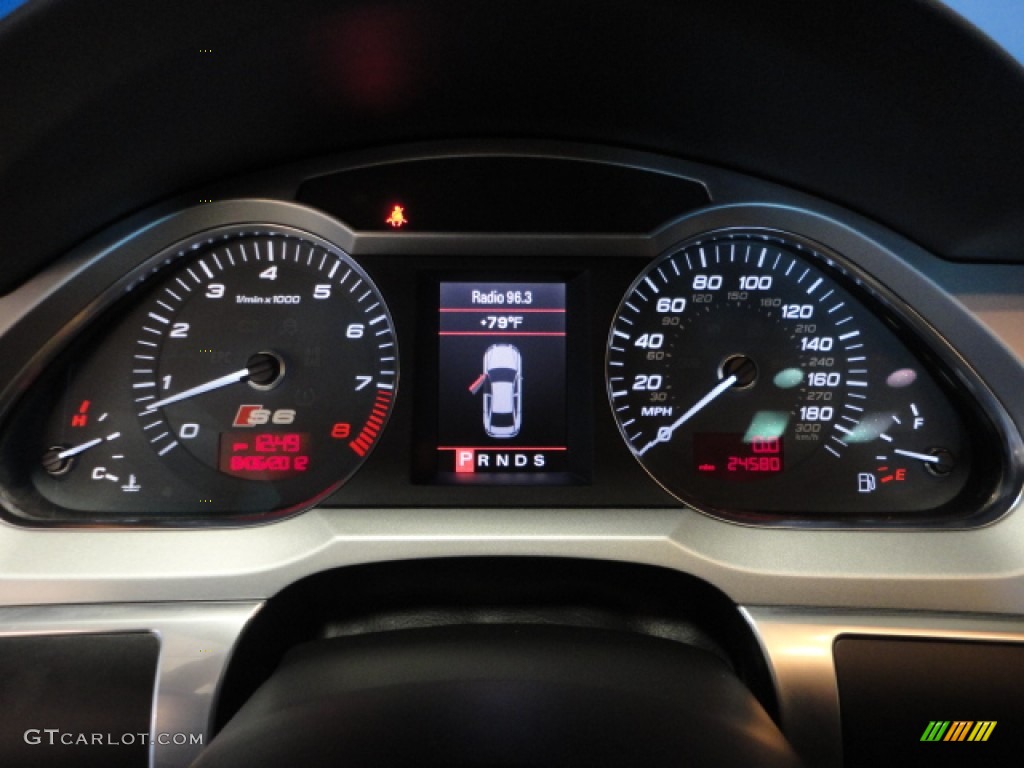 2008 Audi S6 5.2 quattro Sedan Gauges Photo #69385720