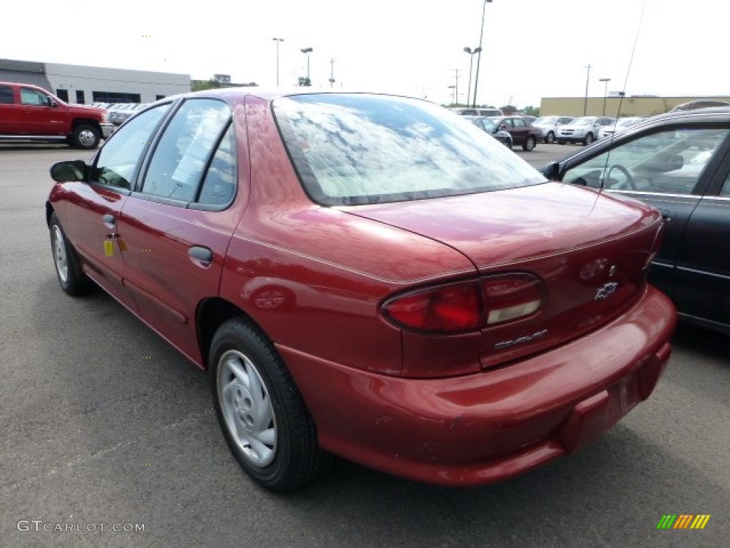1999 Cavalier Sedan - Cayenne Red Metallic / Neutral photo #4