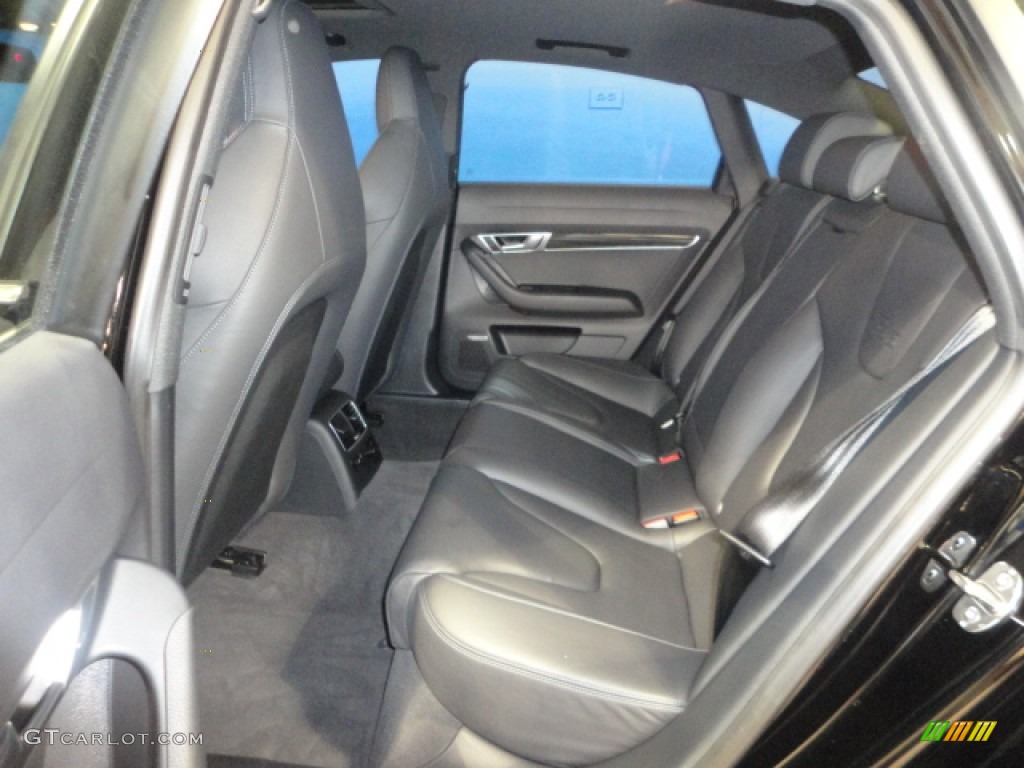 2008 Audi S6 5.2 quattro Sedan Rear Seat Photo #69385768