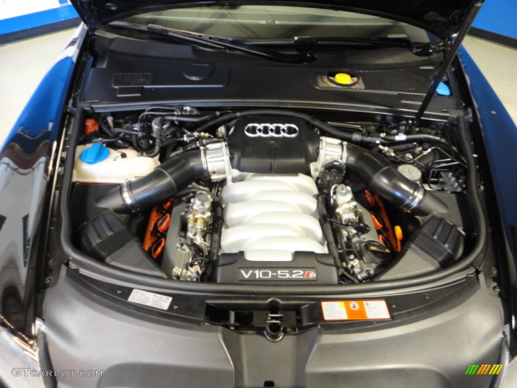 2008 Audi S6 5.2 quattro Sedan 5.2 Liter DOHC 40-Valve VVT V10 Engine Photo #69385852