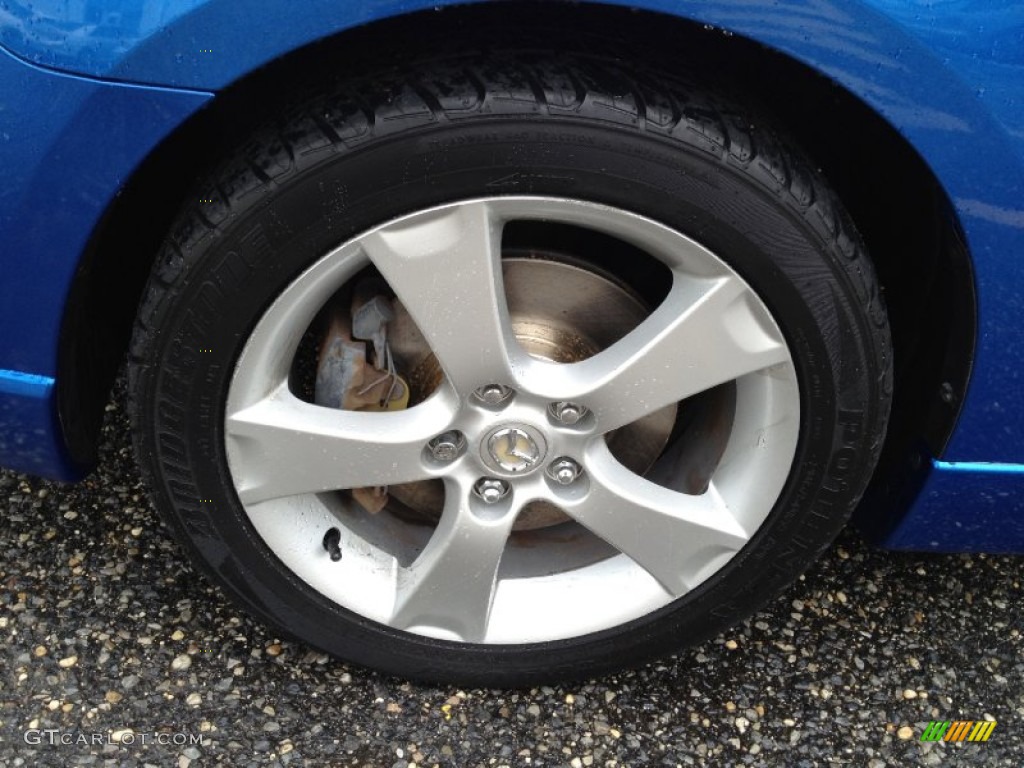 2005 MAZDA3 s Sedan - Winning Blue Mica / Black/Blue photo #3