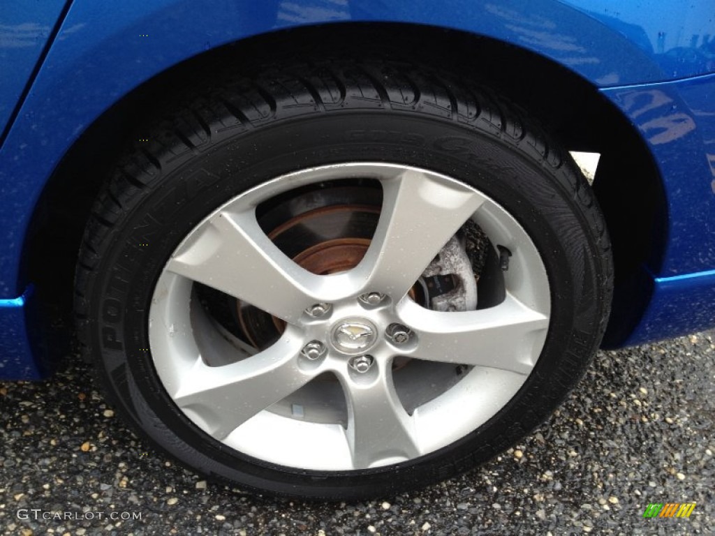 2005 MAZDA3 s Sedan - Winning Blue Mica / Black/Blue photo #5
