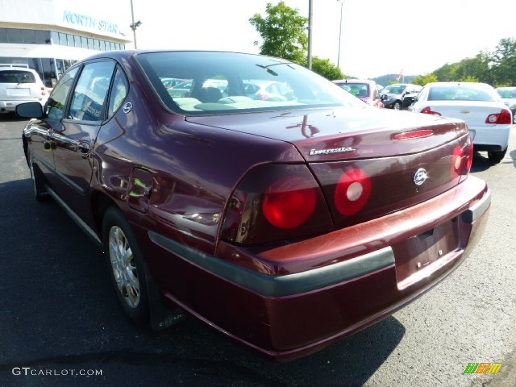 2000 Impala  - Dark Carmine Red Metallic / Medium Gray photo #4