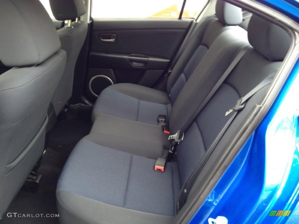 2005 MAZDA3 s Sedan - Winning Blue Mica / Black/Blue photo #19