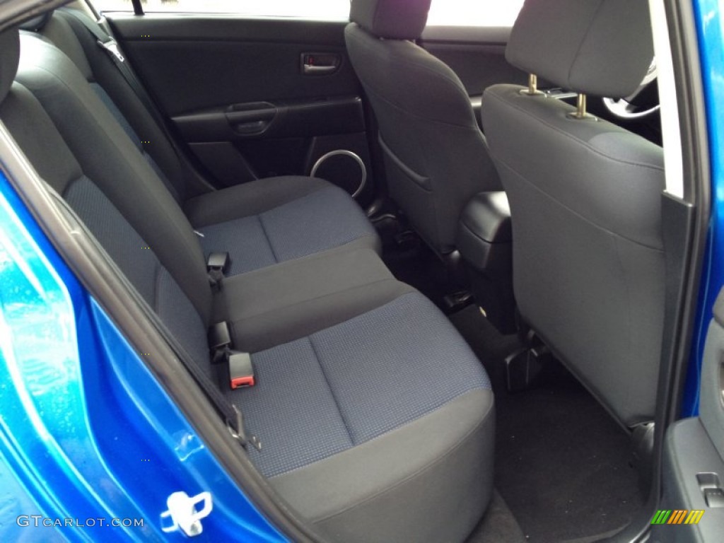2005 MAZDA3 s Sedan - Winning Blue Mica / Black/Blue photo #23