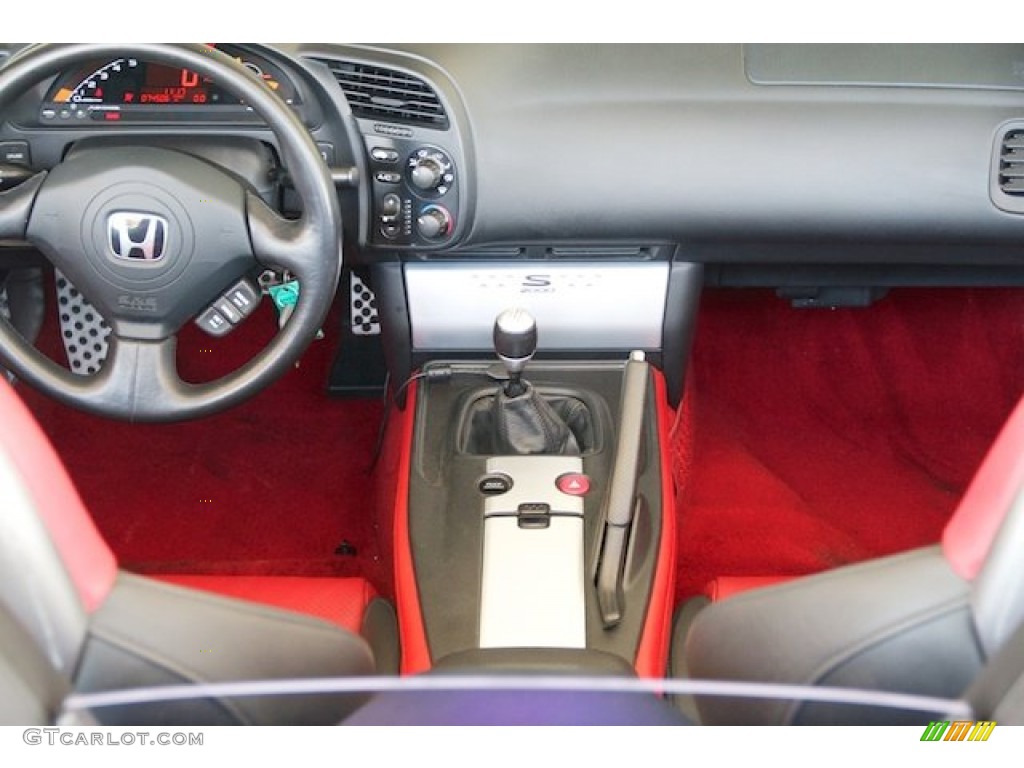 2004 Honda S2000 Roadster Red Dashboard Photo #69386359