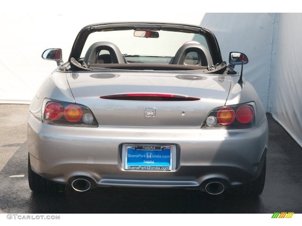 2004 S2000 Roadster - Sebring Silver Metallic / Red photo #10