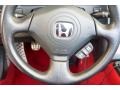2004 Honda S2000 Red Interior Steering Wheel Photo